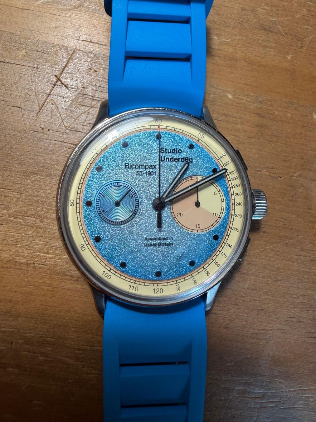 Montres: Studio Underd0g DesertSky Gen3 Manueller Chronograph Fullset – Neuf (Voir description) à Messen par Dersamuel