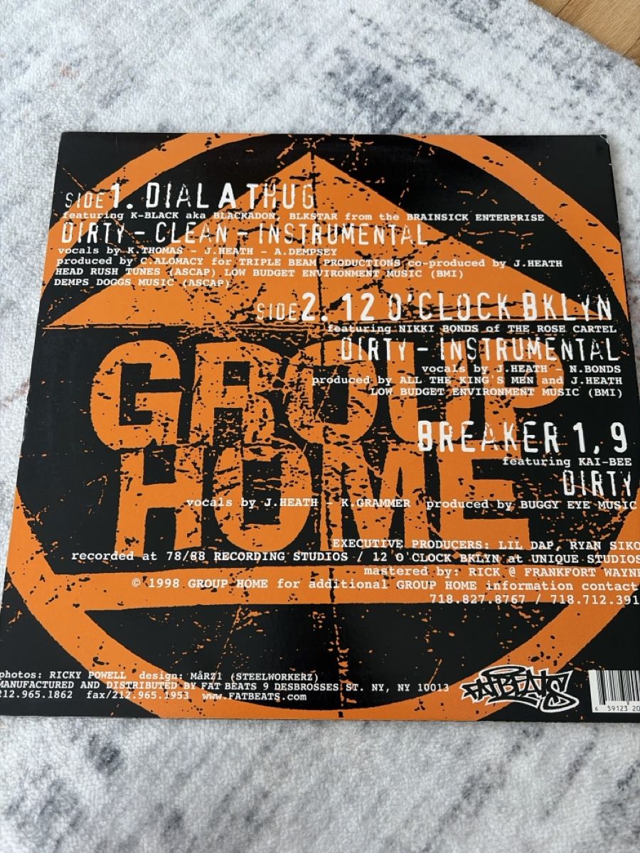 Schallplatten: Group Home - dial a thug / Vinyl / 1998 USA – Gebraucht aus Wittenbach von therealmoonstone 1