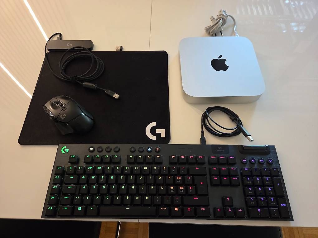 Apple PCs: Mac Mini M2 + Logitech G915 + G502X + Induktions Mauspad – Gebraucht aus Fehraltorf von Tracker 1