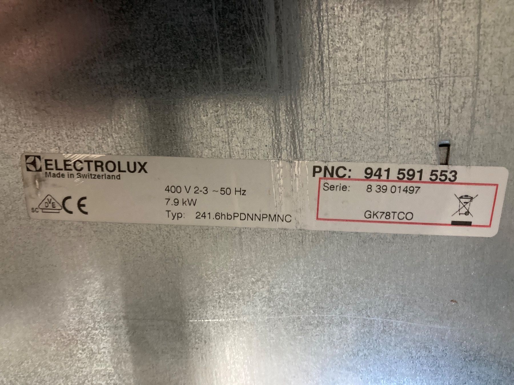 Electrolux Elettrodomestici da cucina: Elektrolux Keramikfeld +Herd +Steamer – Usato da Boll venduto da Jopp1 9