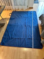 Picknickdecke blau mit wasserabweisender Rückseite