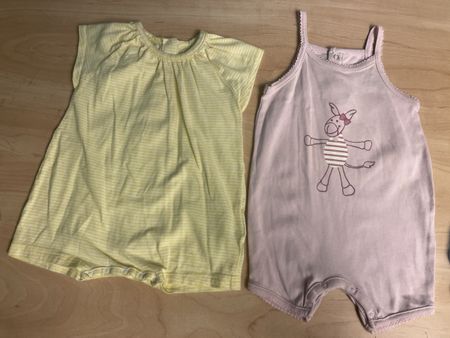 2 Vertbaudet Sommer Overall Gr. 71/74, Top