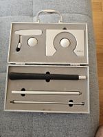 Golf Putter Set im Aluminiumkoffer silber guter Zustand
