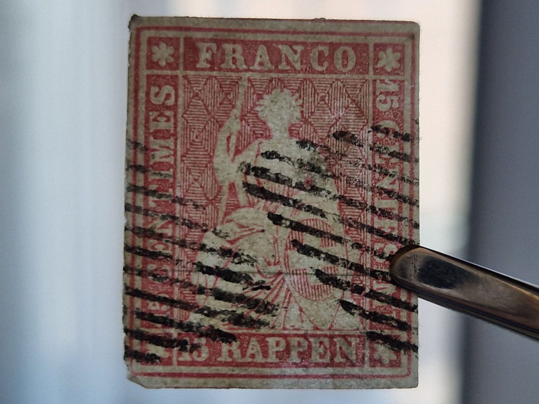 Alle Briefmarken: Strubel 24A, ab 1.- – Gebraucht aus Burgdorf von Glossy01 4