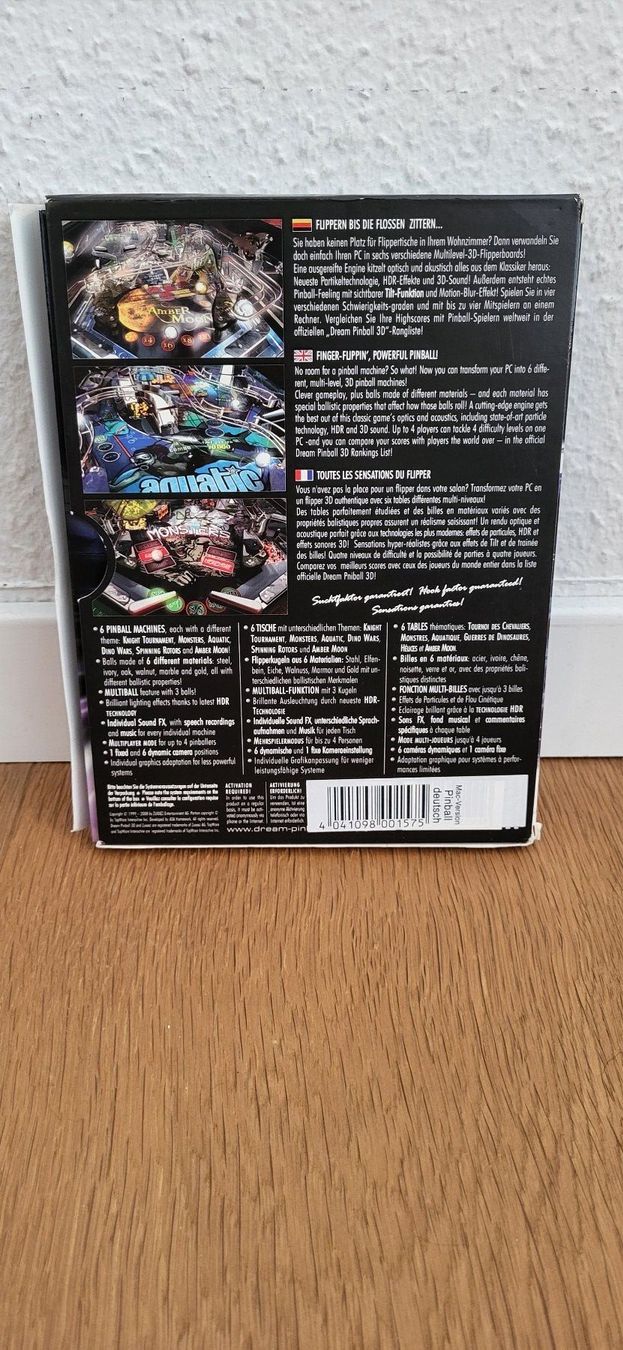 Microsoft Spiele: PC - Dream Pinball 3d Premium Edition – Gebraucht aus Münsingen von DigitaleSpielecke 1