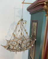 Antike Deckenlampe Murano - Blumen dreifarbig