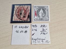 Stehende 71B.2.46, signiert, Top, ab 1.-