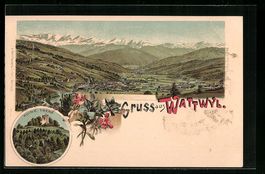 Litho Wattwyl, Gesamtansicht aus der Vog