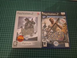 Medal of Honor Frontline & Rising Sun - PS2 Games Bundle!