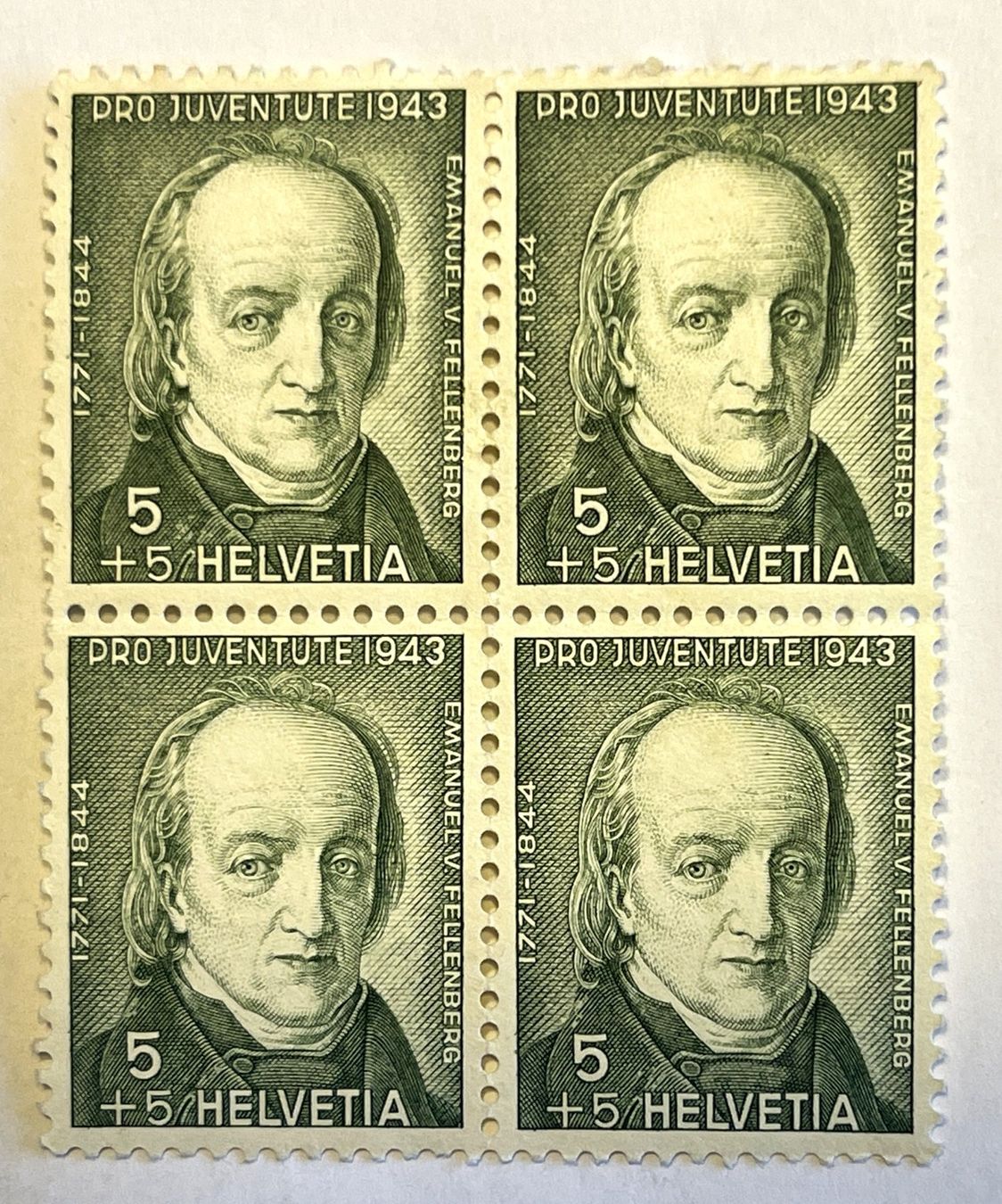 Alle Briefmarken: Pro Juventute 1943 - 4er Blocks – Neu (gemäss Beschreibung) aus Oftringen von vuc_frq6 1