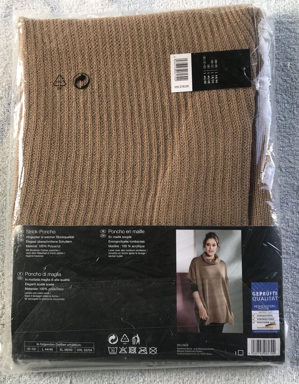 Pulls & Sweat-shirts: STRICK-PONCHO ORIGINALVERPACKT – Neuf avec emballage d'origine à Ostermundigen par Kari1937 4