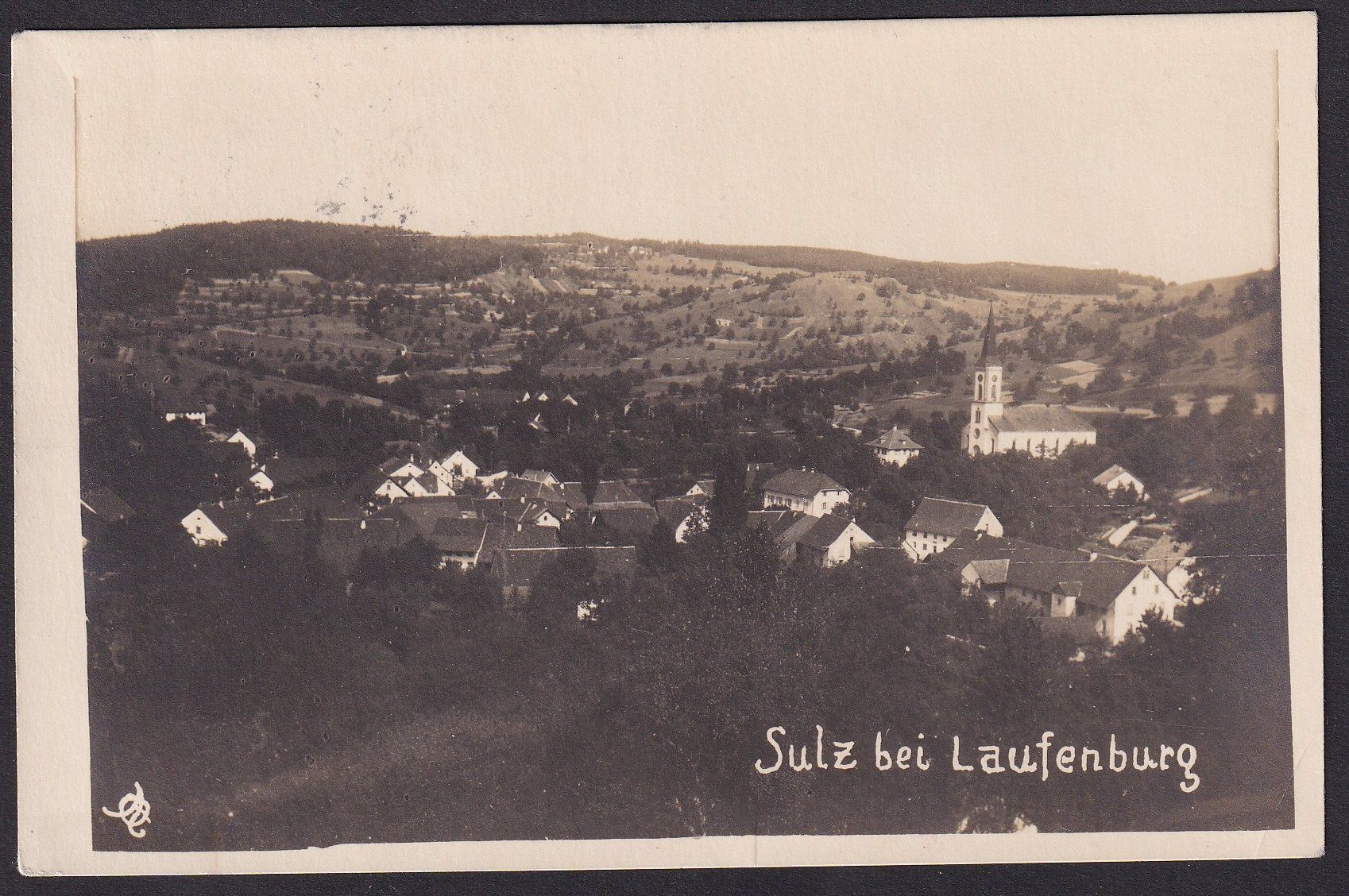 Ansichtskarten: Sulz bei Laufenburg Dorfansicht – Gebraucht aus Olten von clotaldi