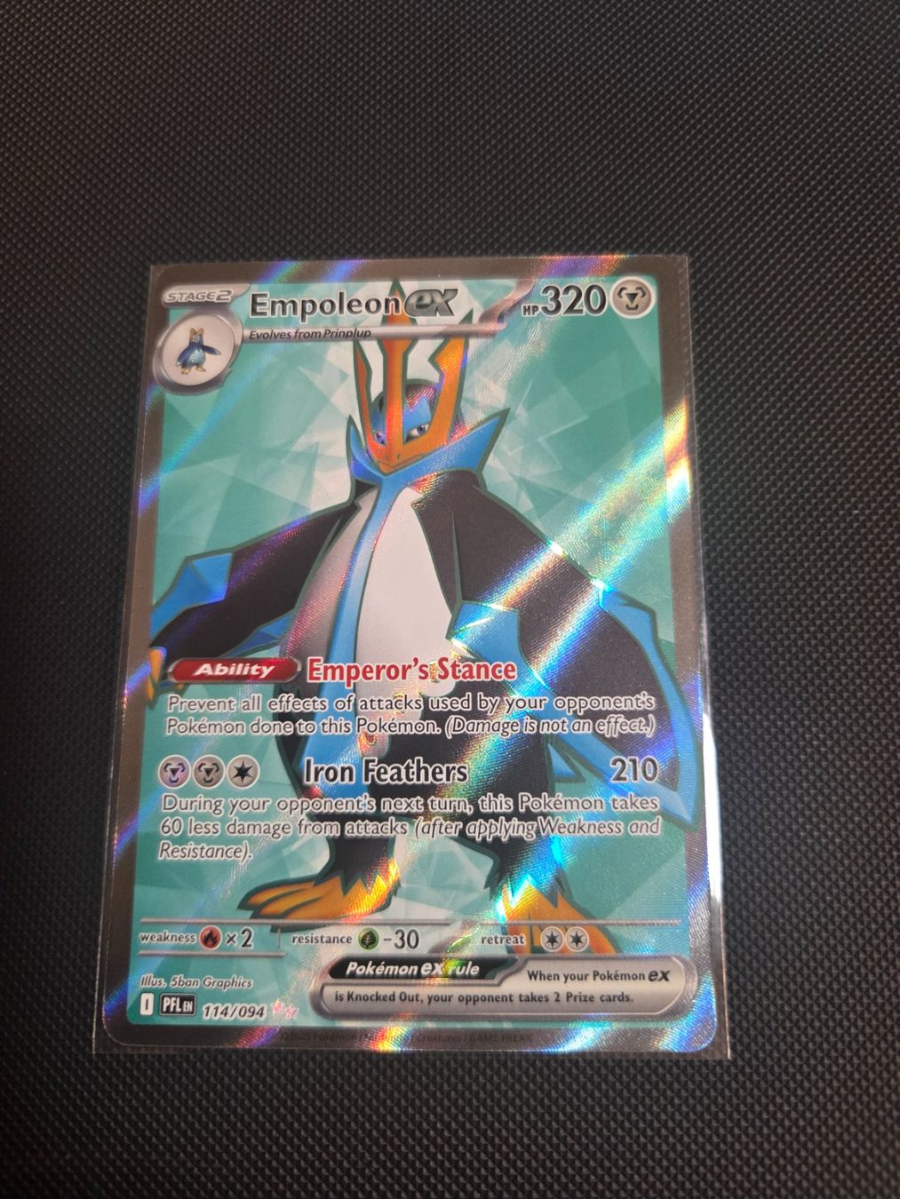 Pokémon Carte collezionabili: Empoleon ex #114 Pokemon Phantasmal Flames – Nuovo (secondo la descrizione) da Luzern venduto da heini81