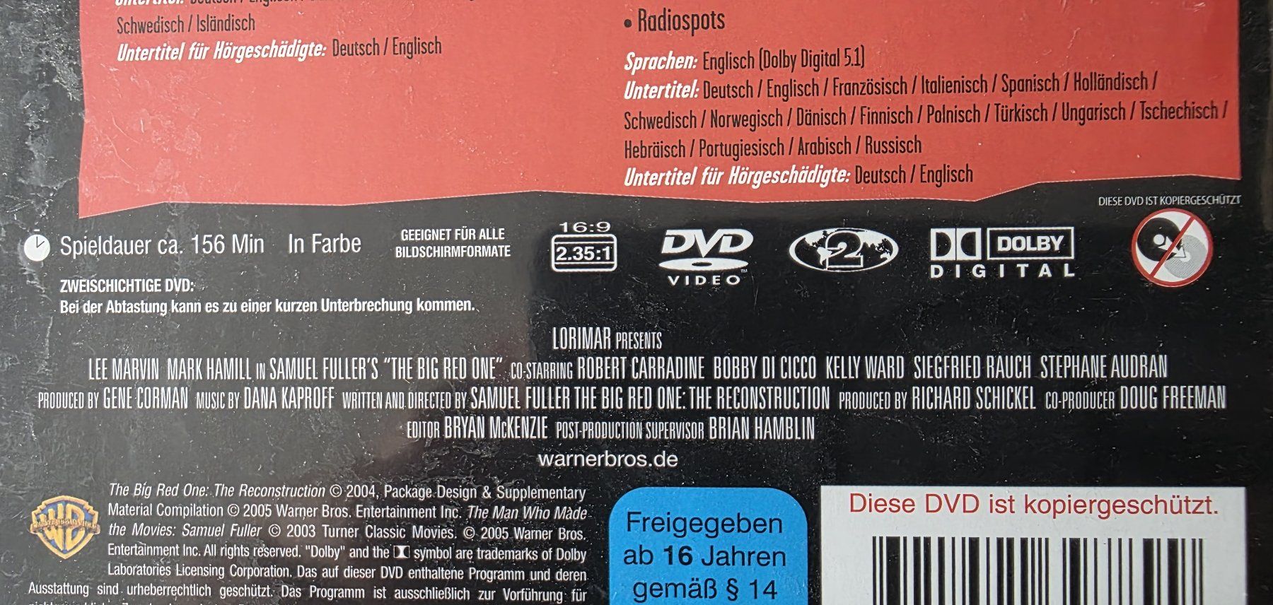Tous les DVDs: DVD / The Big Red One - Le Marvin – D'occasion à Oetwil am See par fineli2 1
