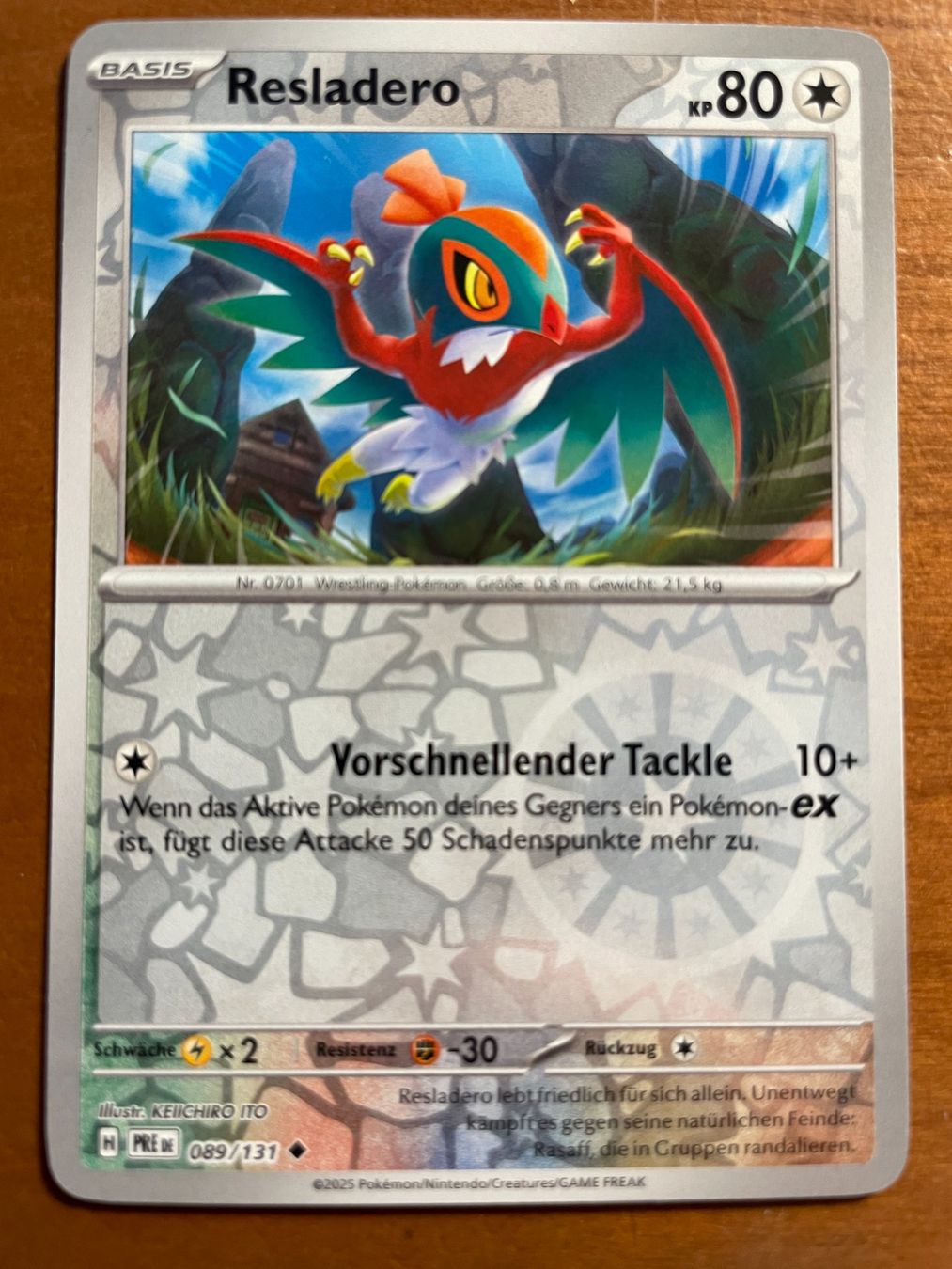 Pokémon Carte collezionabili: Pokemon Resladero Reverse (Versand gratis) – Nuovo (secondo la descrizione) da Chur venduto da Angerson