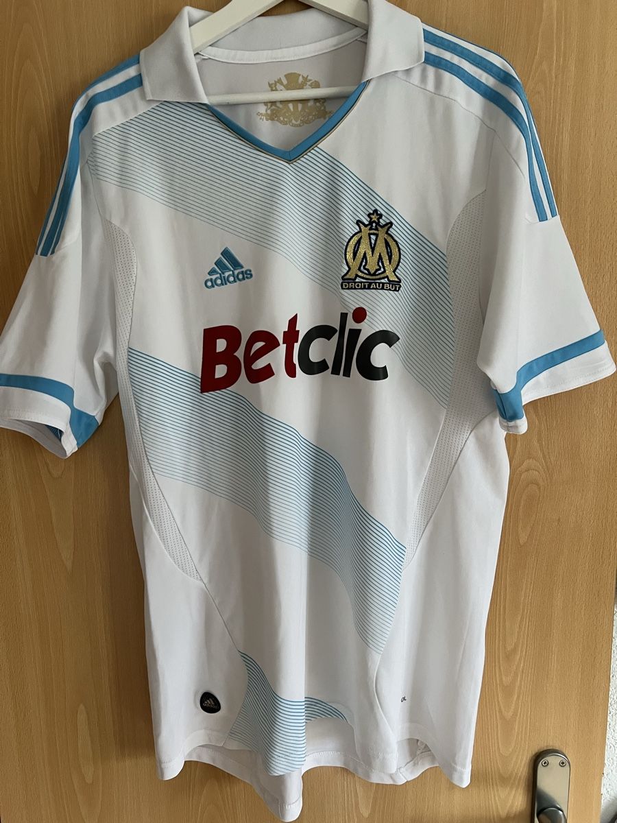 Adidas Leibchen & Hosen: Olympique Marseille Trikot Grösse L – Gebraucht aus Mümliswil von Calciopat