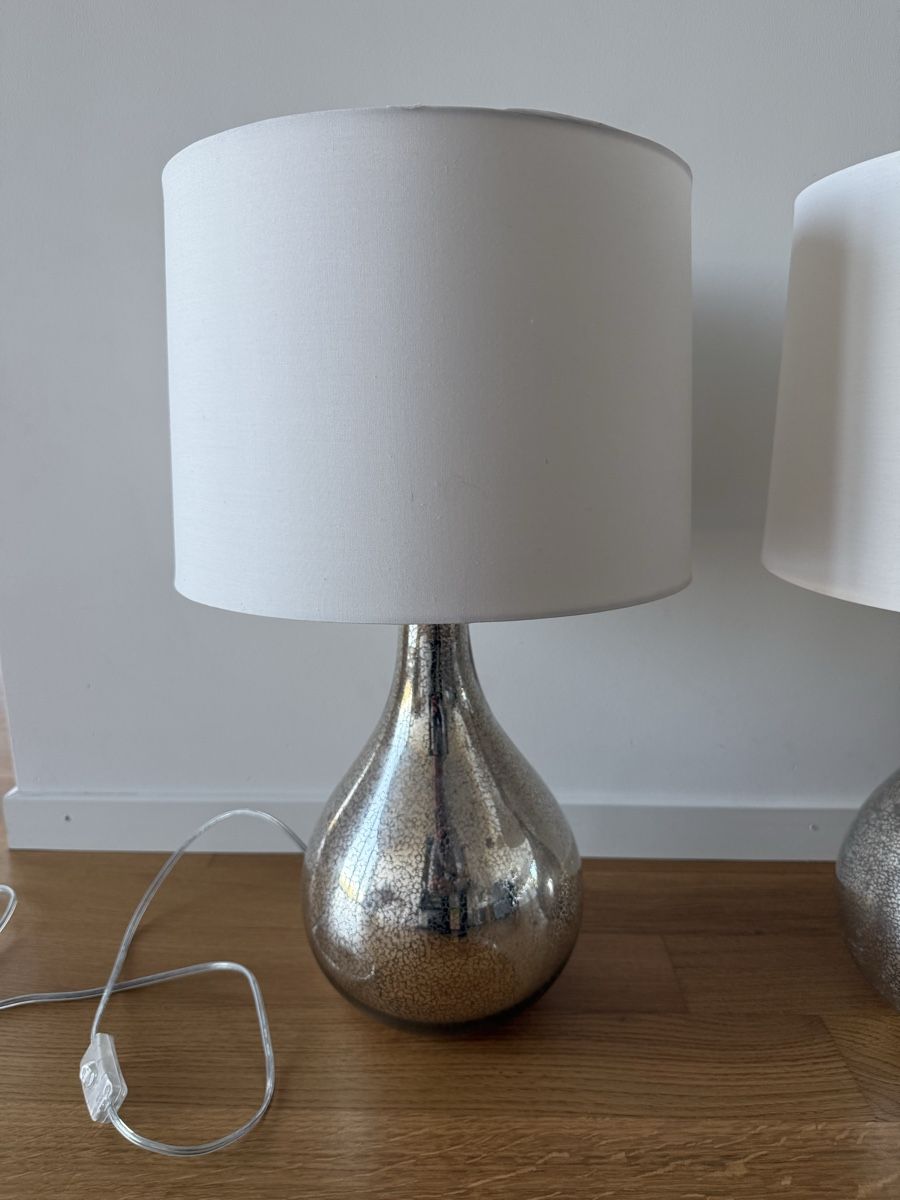 Zara Lampade: 2 Silver Table Lamps - Zara Home – Usato da Zürich venduto da rah_mpq5 1