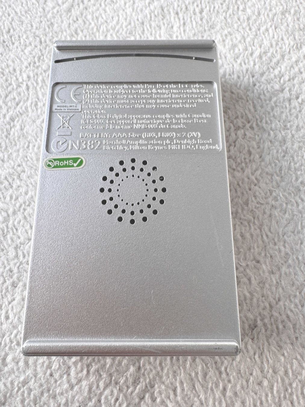 Marshall Strumenti musicali: Marshall Gitarren-& Bass Tuner MT-1 – Usato da Zürich venduto da Malco0 2