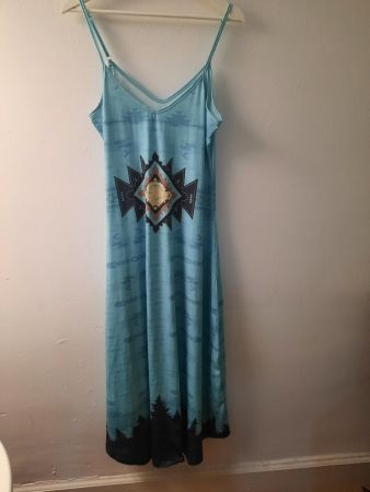 Kleid blau