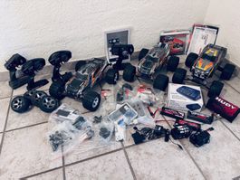 2 x Traxxas Rustler VXL 1:10 //  1 x Traxxas Strapede
