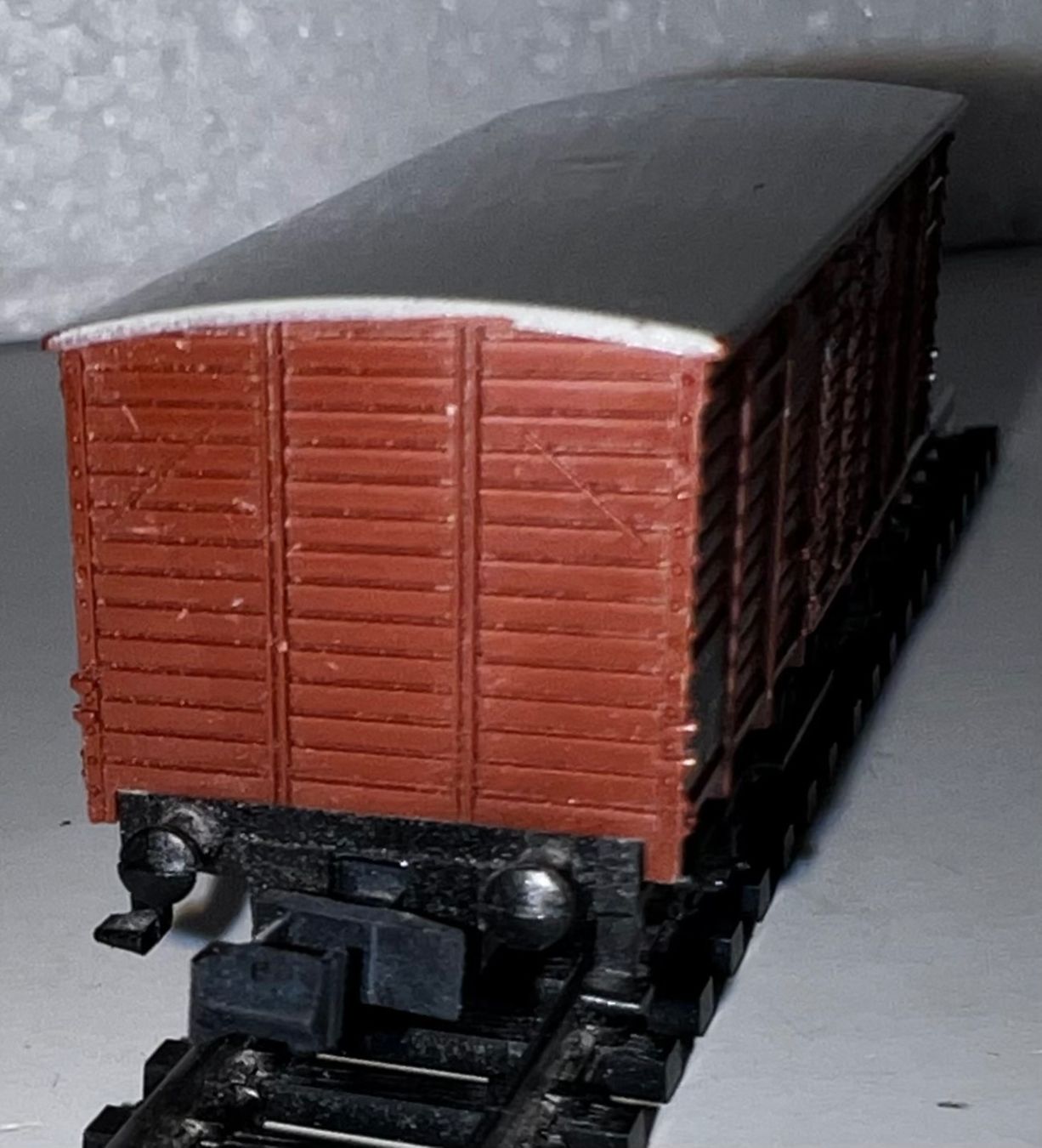 Trix Modellini di ferrovie: Minitrix . 13253, Güterwagen geschlossen – Usato da Basel venduto da jonnyhaas 3