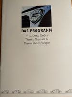 Prospekt Lancia Programm Thema 8.32 Delta HF integrale 16v
