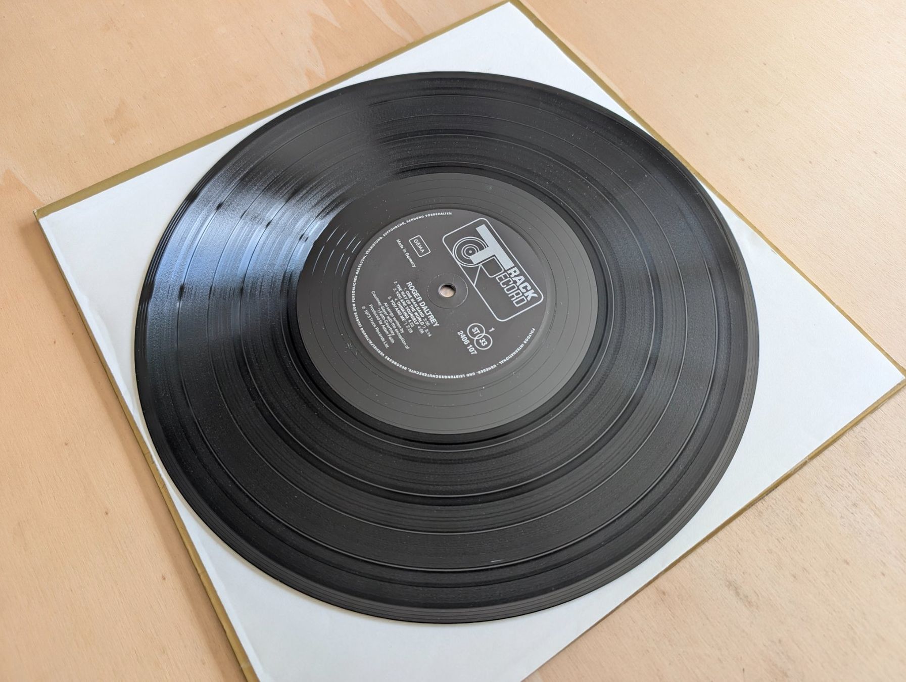 Schallplatten: Roger Daltrey ‎– Daltrey  D 73 – Gebraucht aus Ebikon von kisuM 5