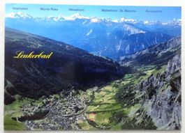 Leukerbad 1401 m, Blick von der Gemmi