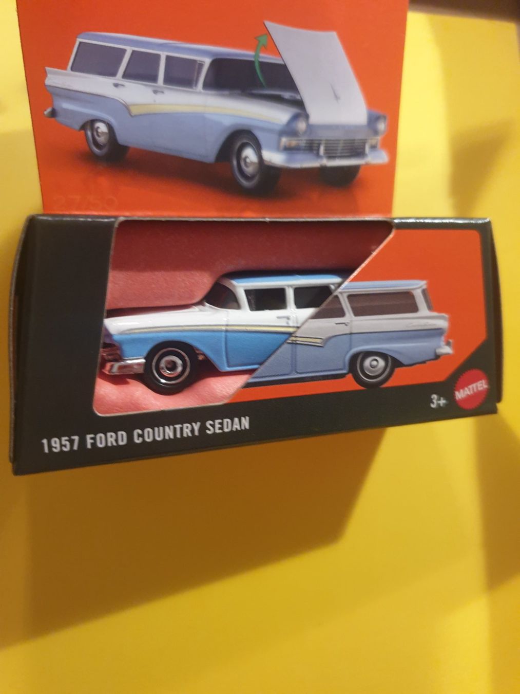 Matchbox Modellini d'auto: Matchbox 1957 FORD COUNTRY SEDAN – Nuovo e nell'imballaggio originale da Oftringen venduto da Rotor 3