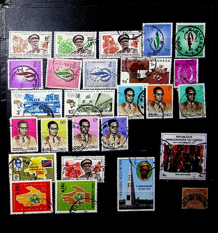 RÉPUBLIQUE DÉMOCRATIQUE DU CONGO TIMBRES OBLITÉRÉS / F53 | Kaufen auf ...