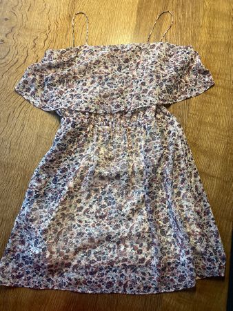 *MANGO CASUAL* KLEID GR.S Neckholder / floral bunt
