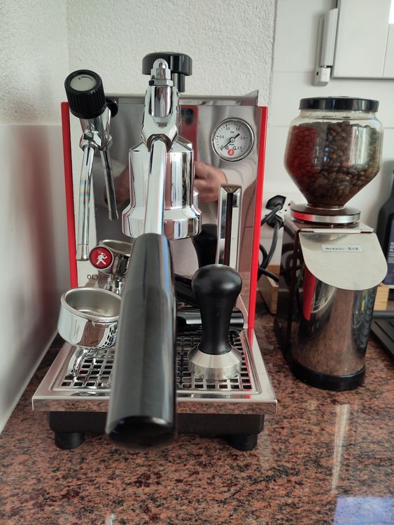 Olympia Cremina - Kaffeemaschine und Mühle im Set (Gebraucht) in ...