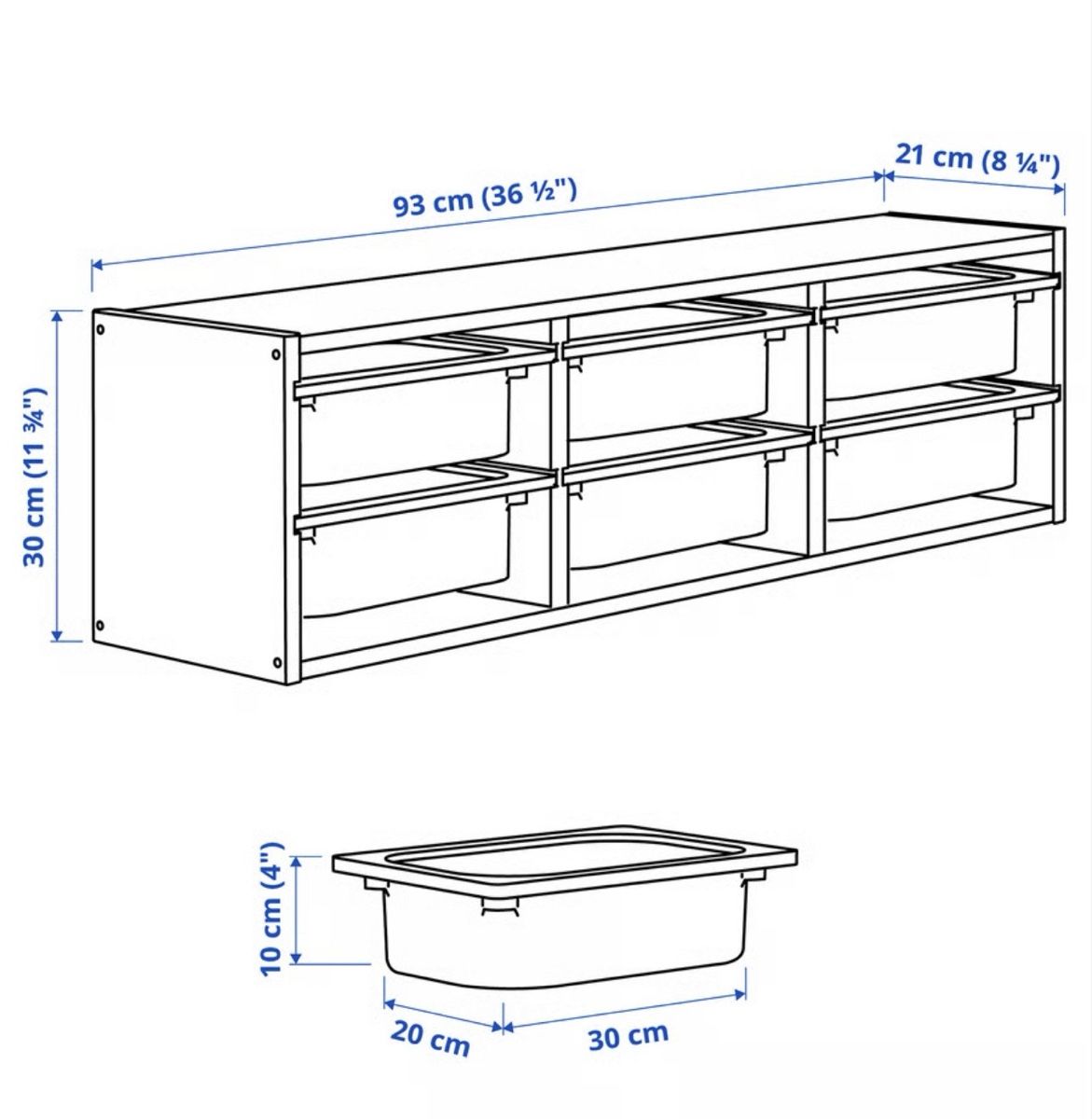 Ikea Scaffali: Ikea Trofast Wandregal – Usato da Herrliberg venduto da SAY10 1