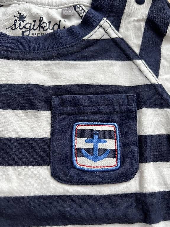 Sigikid Camicie, T-shirt & Polo: Sigikid langarm Shirt Grösse 86, gestreift, Junge – Usato da Zürich venduto da wtpooh 1