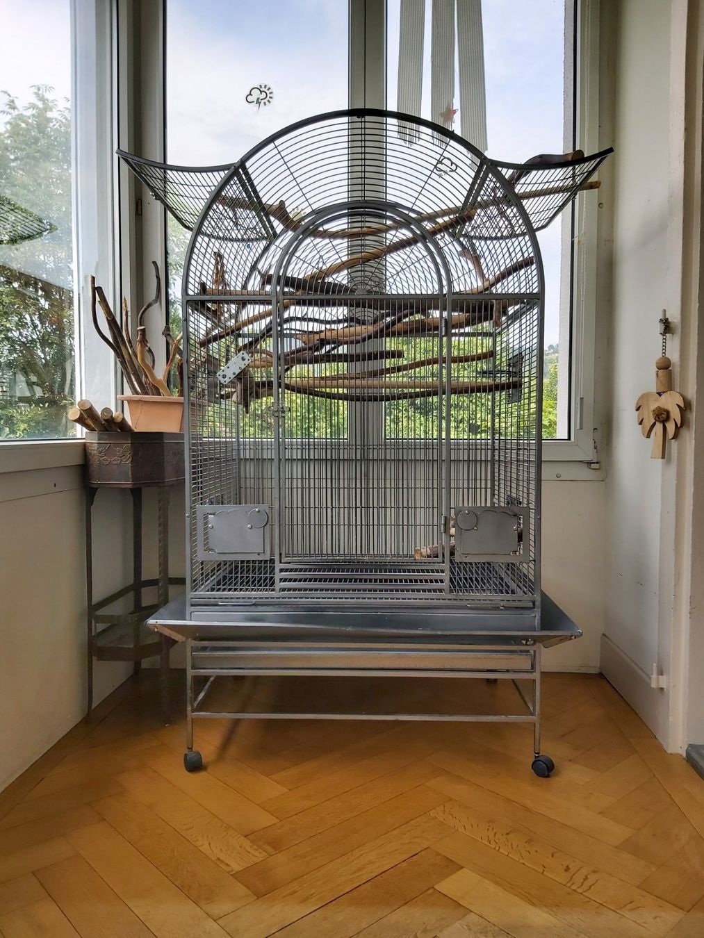 Käfige, Transport & Sicherheit: Vogelkäfig für Papageien oder andere mittelgrosse Vögel – Gebraucht aus Fruthwilen von  2