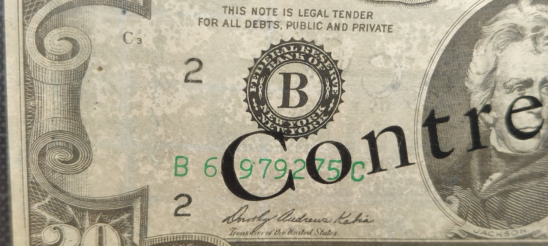 Billets de banque: Wunderschöne  alte 20 Dollar Note1969 GEFÄLSCHT RARE FIND – D'occasion à Gelterkinden par MYSTOREFORYOU4460 6