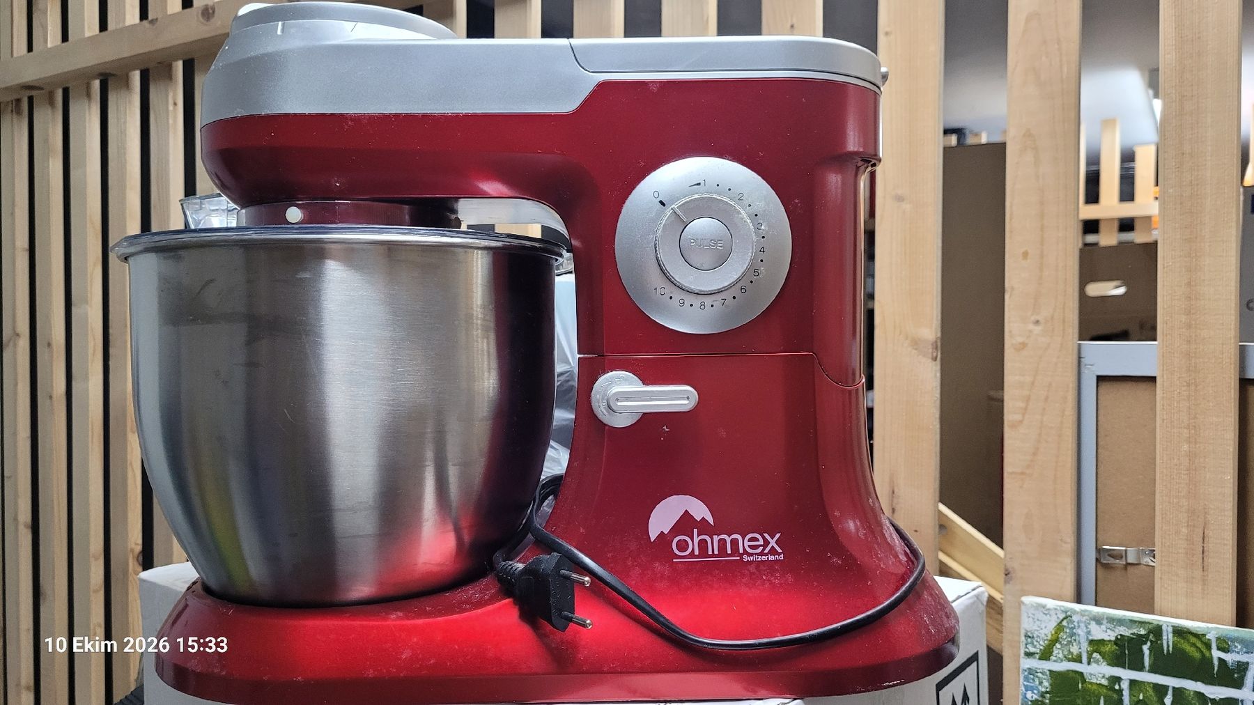 Ohmex Küchengeräte: Ohmex SMX-6100 Kitchen Machine Red with Attachments – Gebraucht aus Zürich von kka_x7bl