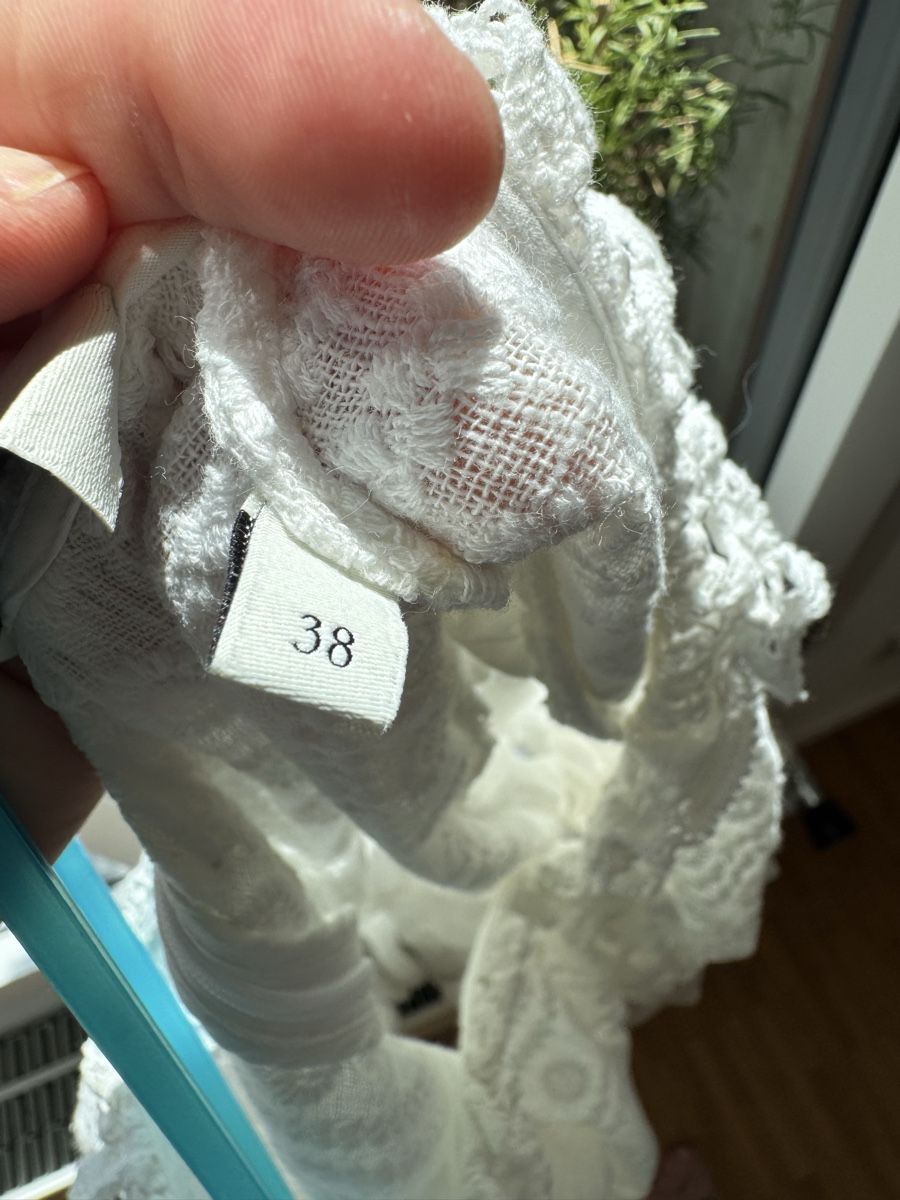 Sandro Vestiti: Sandro Dress White Lace Size 38 – Usato da Umiken venduto da RachelStenders 6