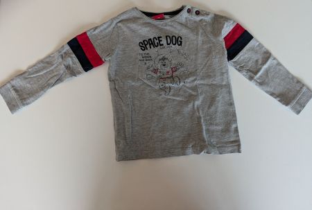 Langarmshirt von S. Oliver "Space Dog", Grösse 92