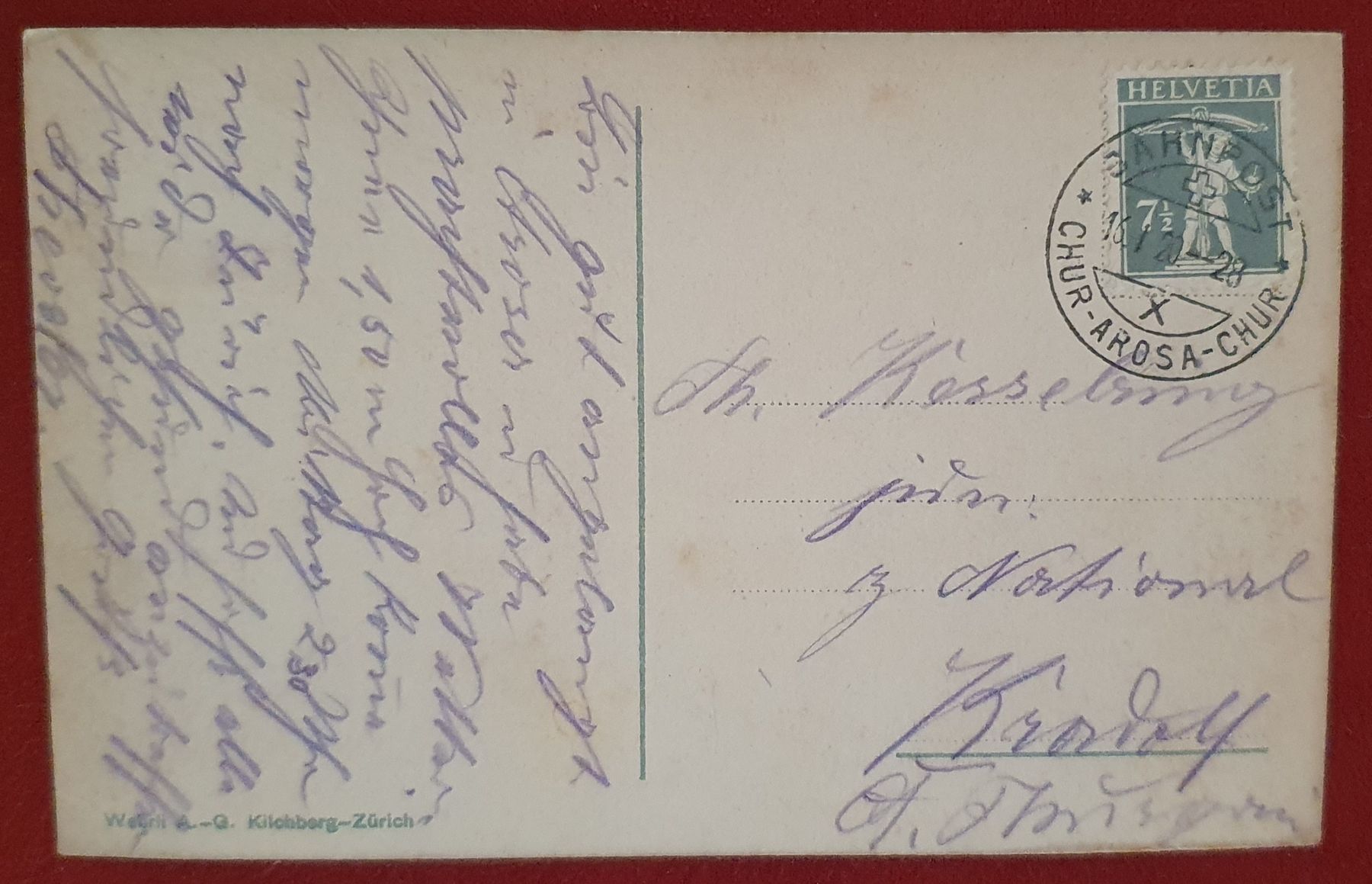 Tutti i francobolli: 7 Karten mit Bahnpoststempel – Usato da Kreuzlingen venduto da Rschweiz1 4