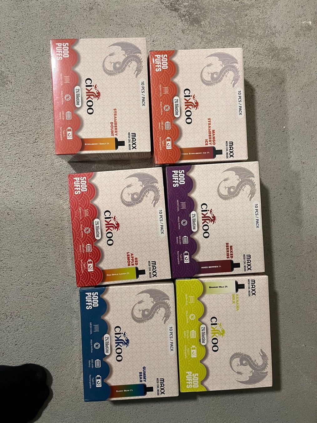 Sonstige Tabakwaren: Vape 1500 und 5000 – Neu und originalverpackt aus Ebikon von esc_mf8z