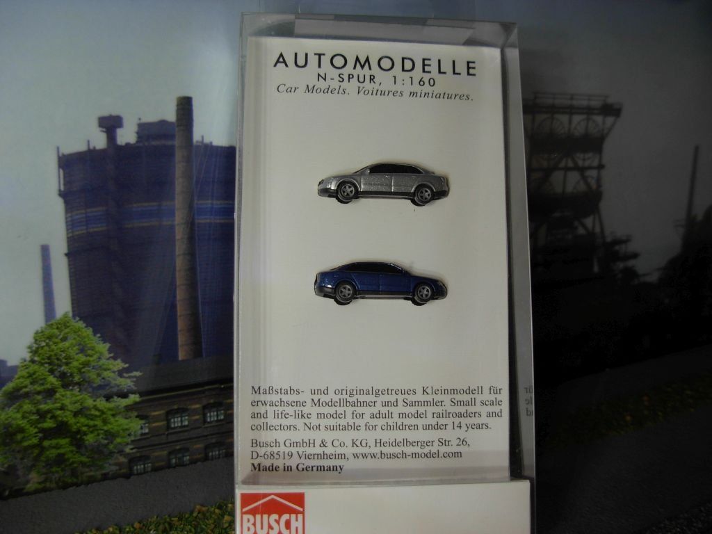 Busch Modelleisenbahnen: N: 2 x Audi A4 von Busch – Neu (gemäss Beschreibung) aus Oberrieden von Hobbyschiff