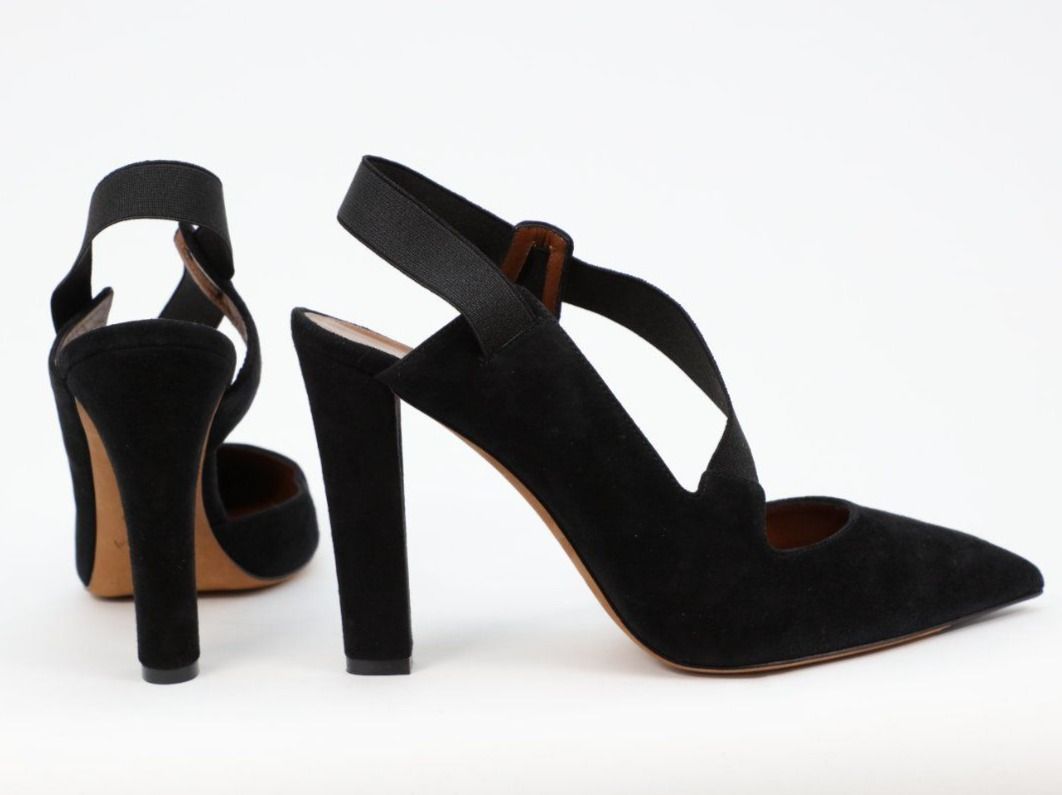 Agnona Scarpe da donna: AGNONA High Heels, Wildlederoptik, Gr. 40 – Nuovo e nell'imballaggio originale da Zollikofen venduto da oOAROo 2