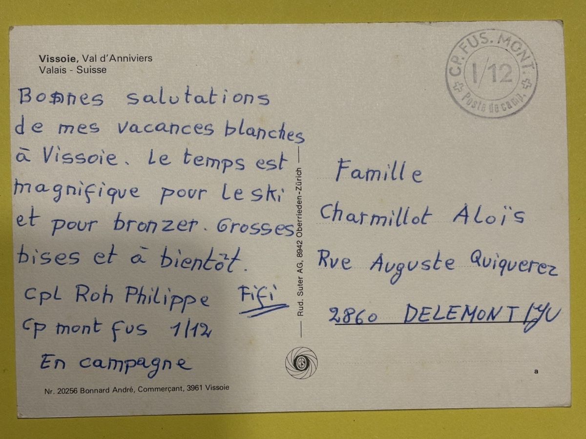 Cartoline postali: AK von Vissoie – Usato da Rümlang venduto da Kartenpost1 1
