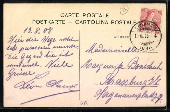 Cartoline postali: Schoellenen, Blick auf die Passstrasse – Usato da Berlin venduto da bartko-reher 1