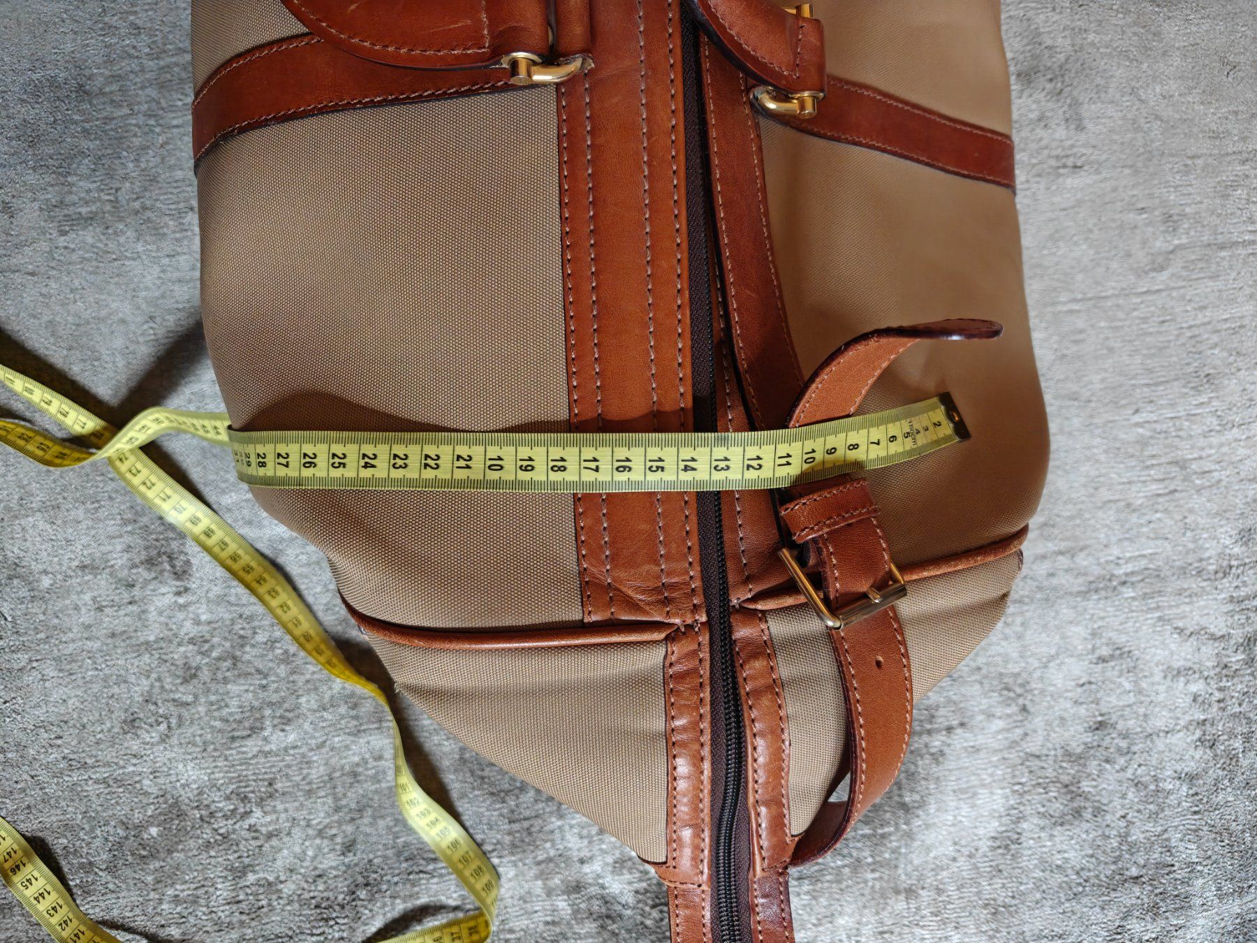Lanvin Borse: Lanvin weekender tote travel bag zip pockets leather handles – Usato da Geneve venduto da readycat 5