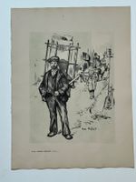 Lithografie Edouard Vallet, Vitreur Genf Genève 1901