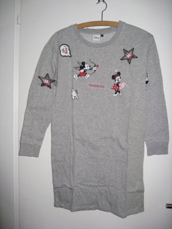 Sweat-Shirt Long-Shirt Micky Mouse grau Gr. S