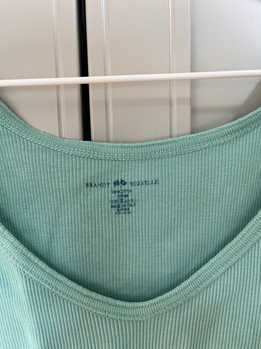 Brandy Melville Tops: Top Türkis Brandy Melville  – Neu (gemäss Beschreibung) aus Neudorf von wen_9jfq 1