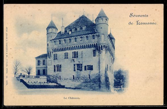 Cartoline postali: AK Lausanne, Le Château – Usato da Berlin venduto da bartko-reher
